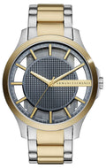 Armani Exchange Hampton Series AX2403 Men's Chronograph Watch - Grey Dial with Two - Tone Stainless Steel Band