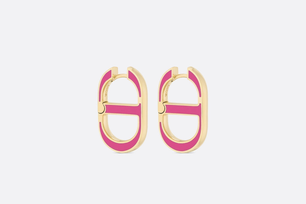 18K Dior 30 Montaigne Rani Pink Earrings