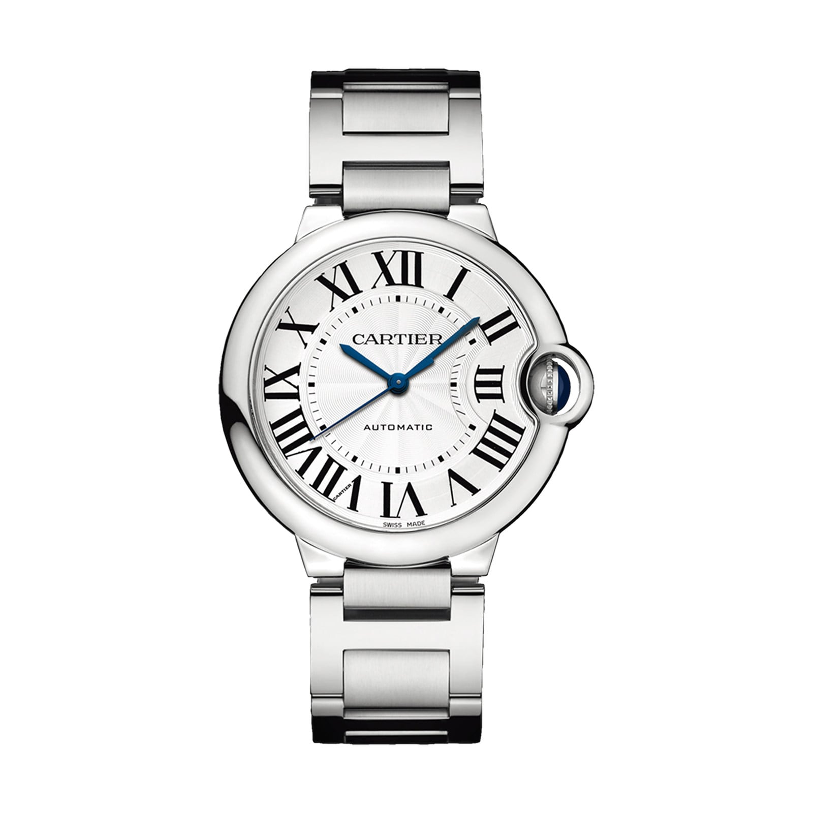Ballon Bleu de Cartier 36 Watch - 36mm, Steel, Silver Dial, Ref. WSBB0048