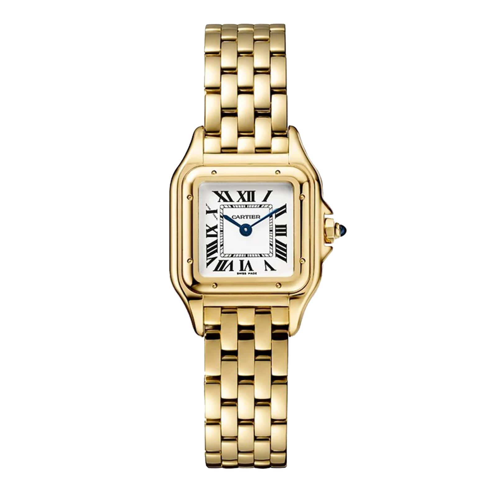 Panthère de Cartier Small Model Watch - 23mm, 18K Yellow Gold, Silver Dial