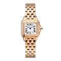 Panthère de Cartier Small Model Watch - 23mm, 18K Rose Gold, White Dial