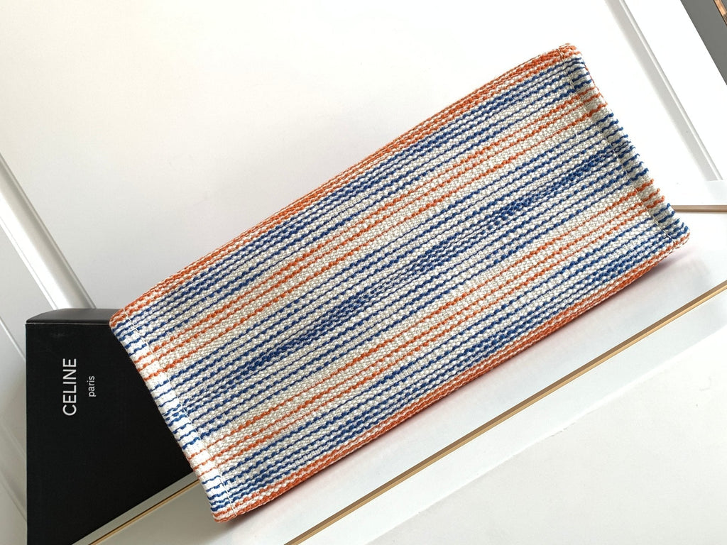 CELINE CABAS THAIS 41 RAINBOW FABRIC TOTE