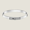 18K Kelly Small Model Diamond Hermes Bracelet