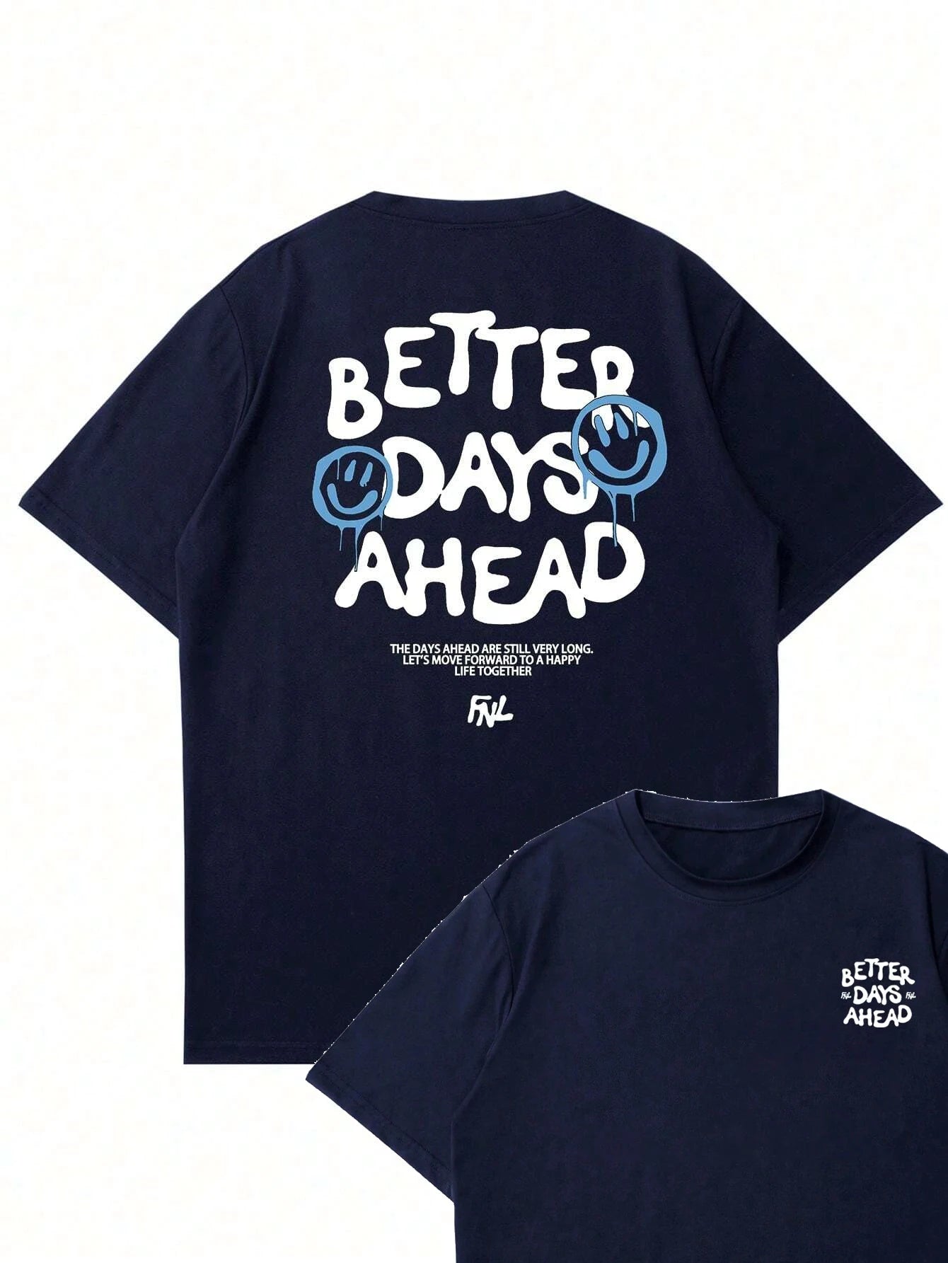 Better Days Ahead Men Cotton T-shirt