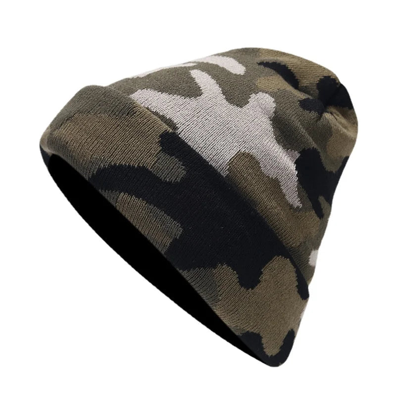 Camouflage Print Winter Beanie