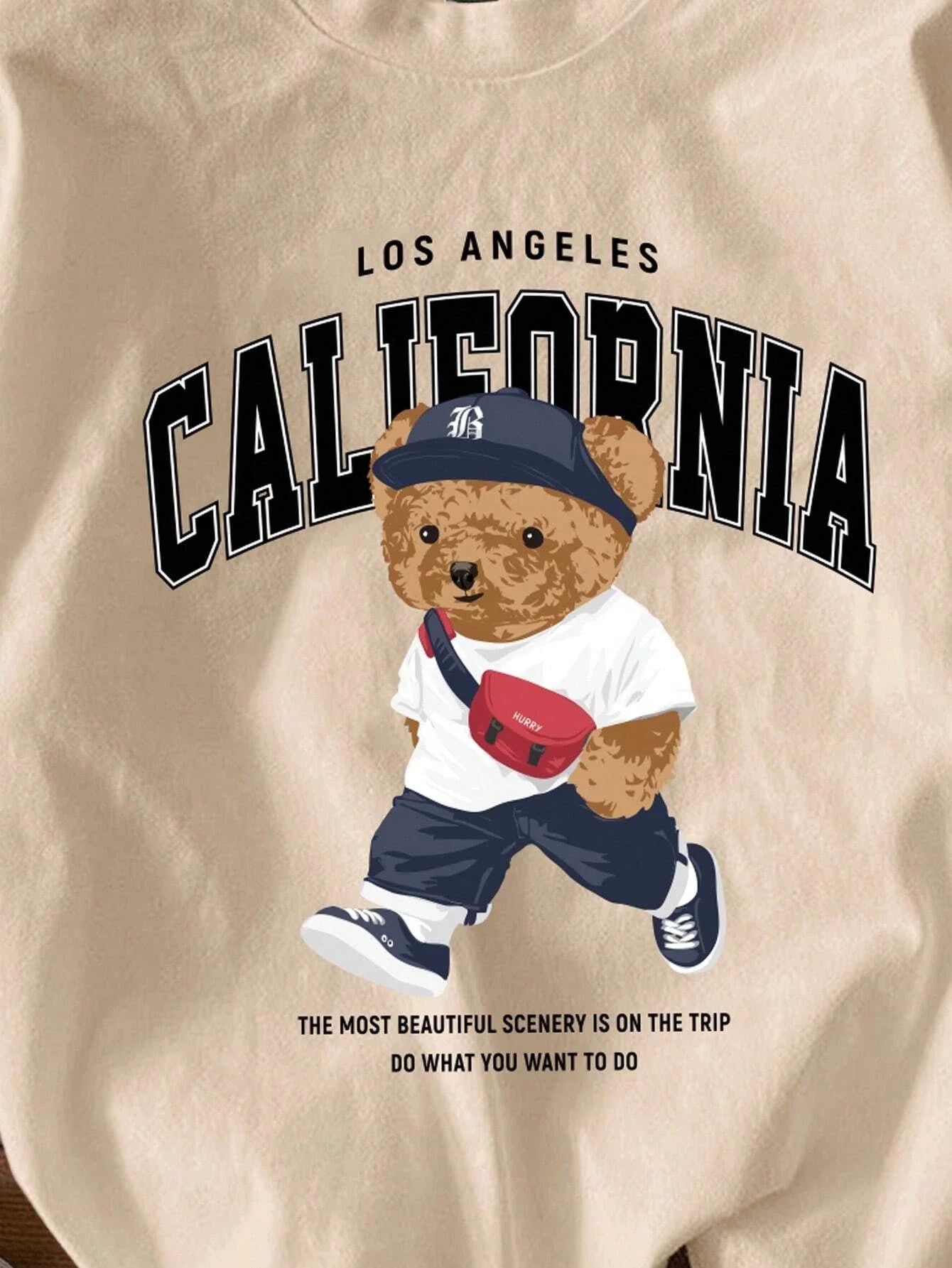 California Bear Men Cotton T-shirt