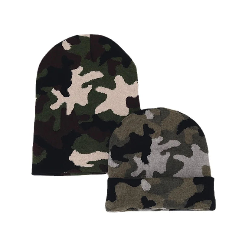 Camouflage Print Winter Beanie