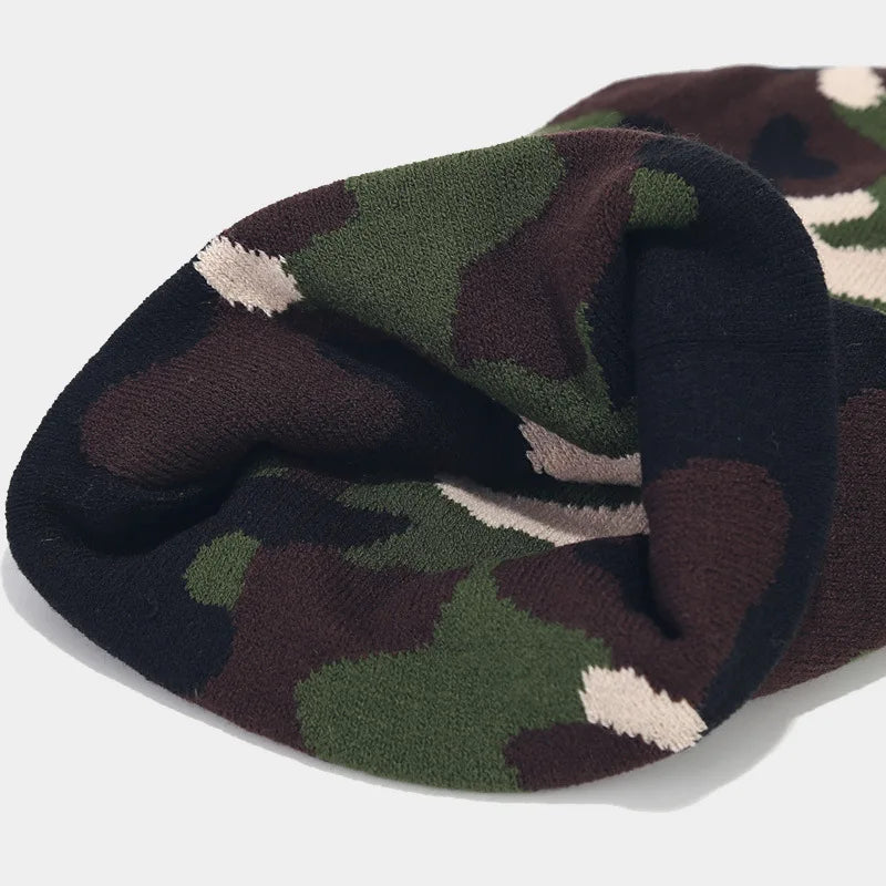 Camouflage Print Winter Beanie