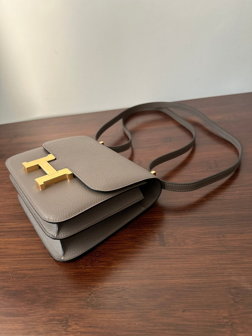 HERMES CONSTANCE 18 ETOUPE EPSOM GOLD HARDWARE